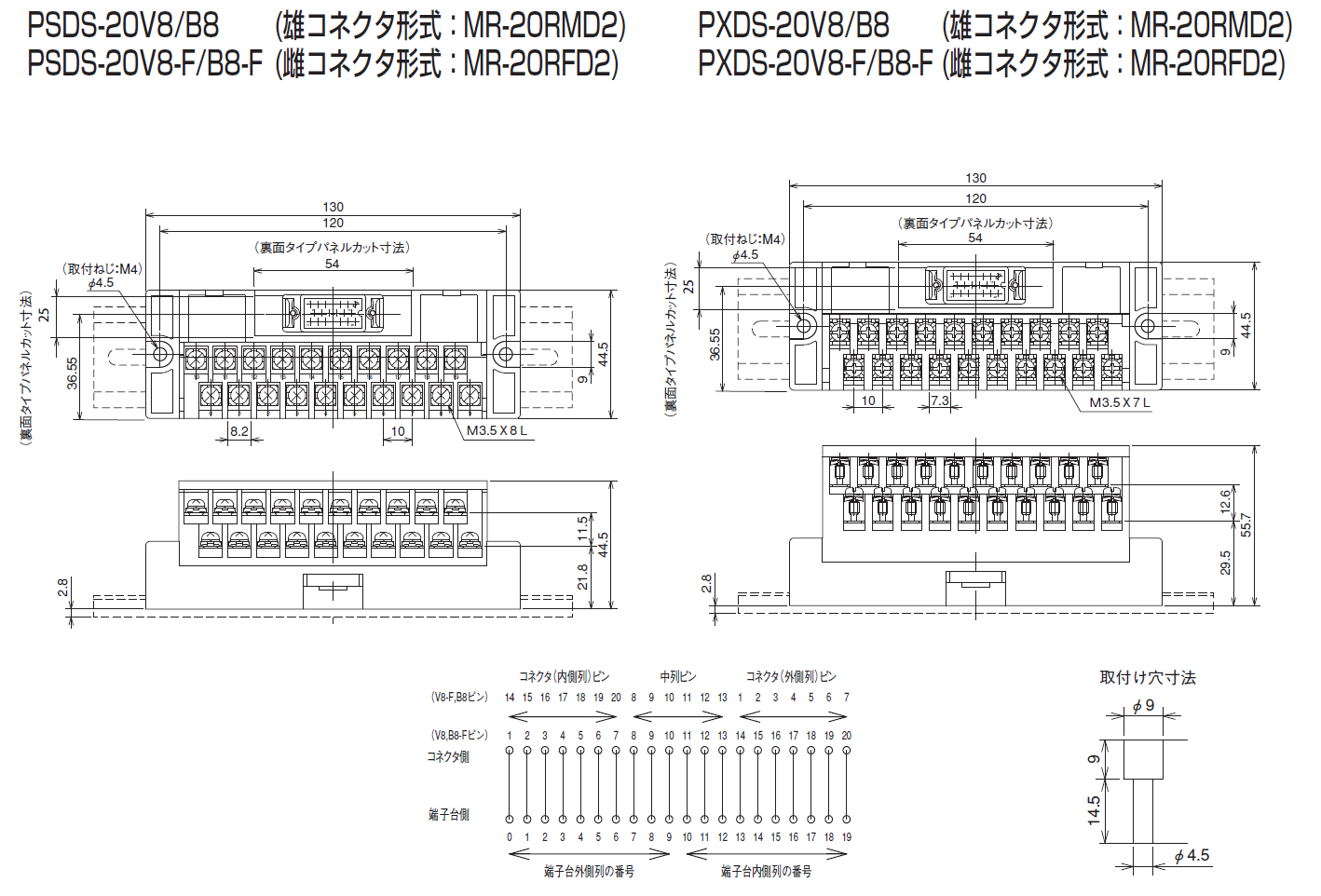 PSDS-20V8　PXDS-20V8のイメージ画像