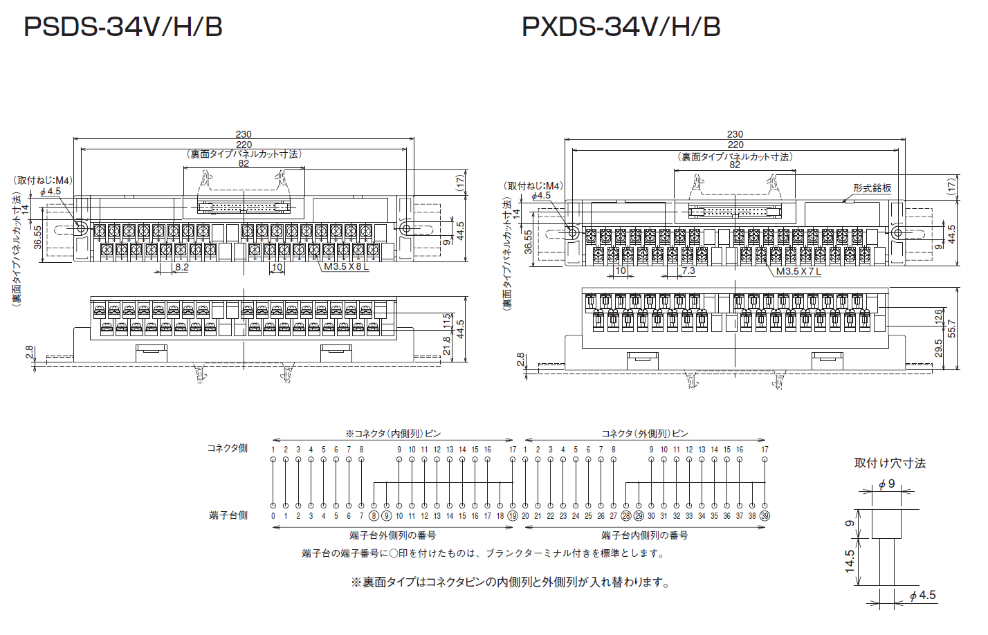 PSDS-34V/H/B　PXDS-34V/H/Bのイメージ画像